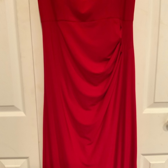 NWT Alex Evenings red fitted formal/Prom gown-SZ 6 - Picture 3 of 6
